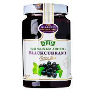 No Sugar Added Blackcurrant Extra Jam - 430g x 6